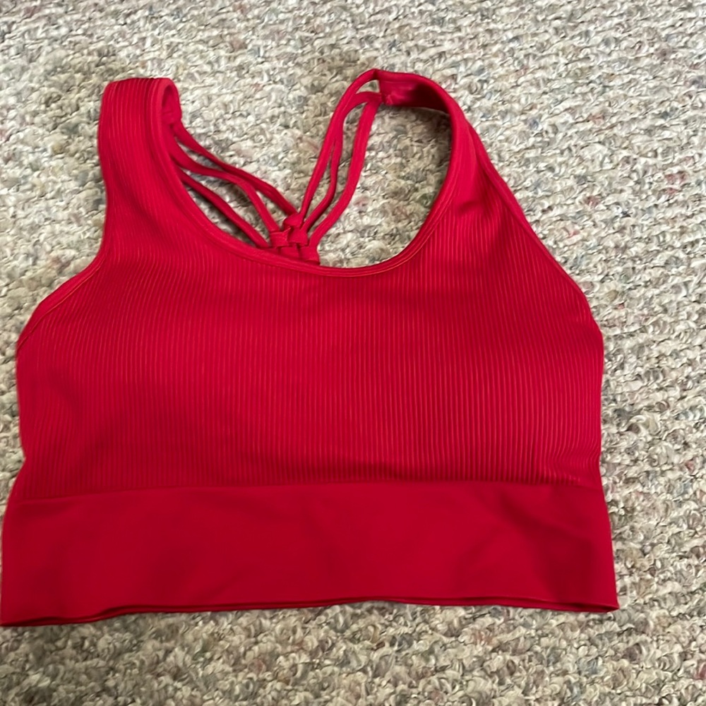 Women’s red sports bra size lag new wo tags by velocity